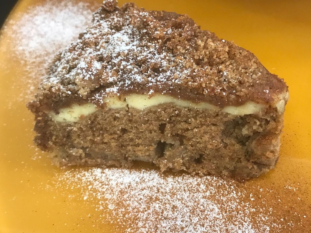 Receita de Bolo de Maçã da Ana Maria Braga no Encontro, dia 16/07/2020