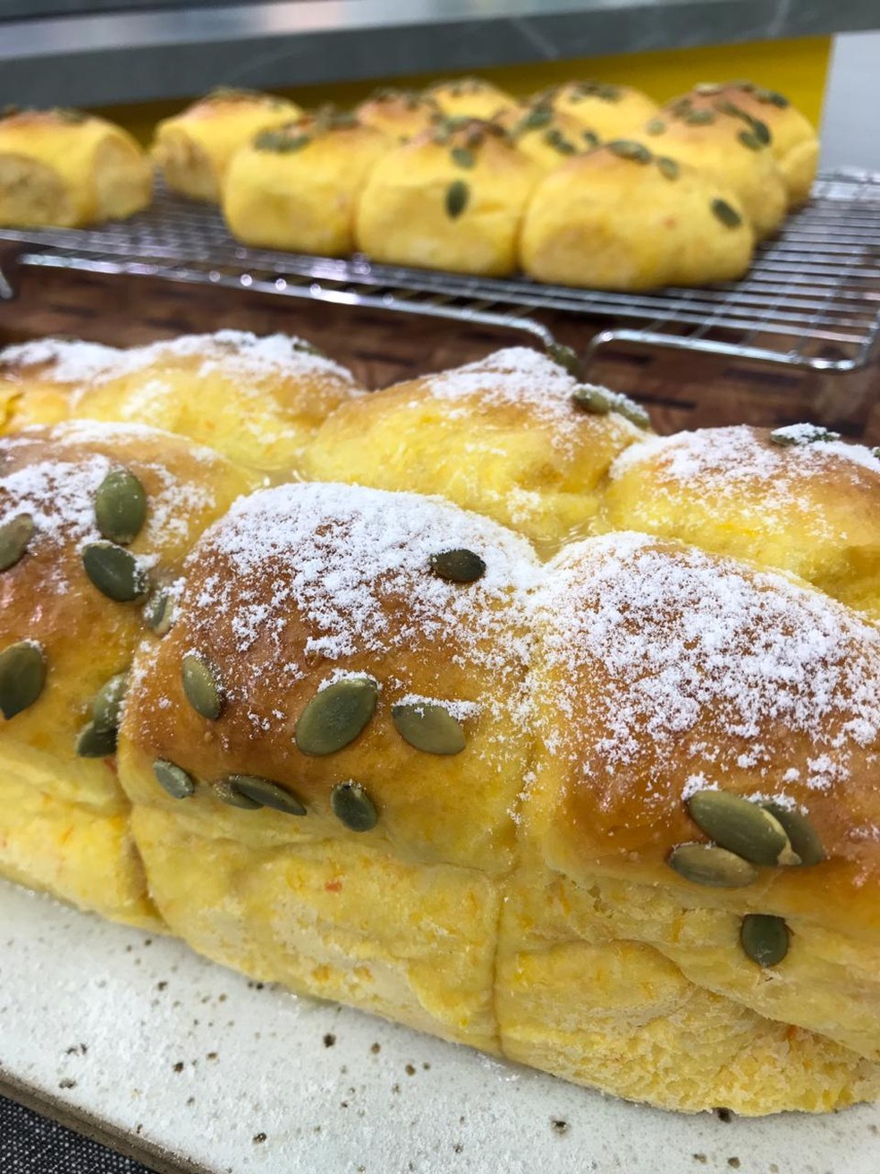 Receita de Brioche de Abóbora da Ana Maria Braga no Encontro, dia 01/07/2020