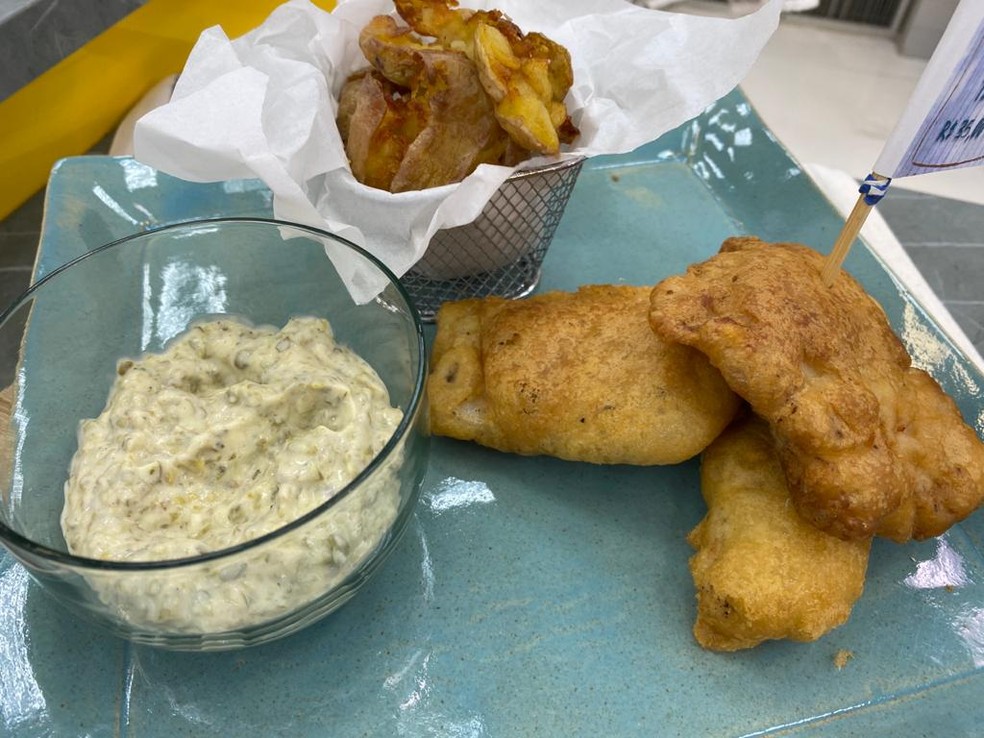 Receita de Fish and Chips da Ana Maria Braga no Encontro, dia 30/07/2020