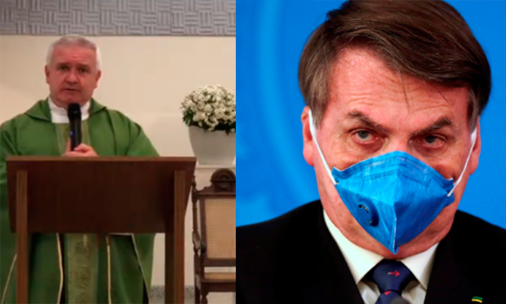 Padre chama Bolsonaro de bandido e declara: “Quem votou nele devia pedir perdão a Deus”