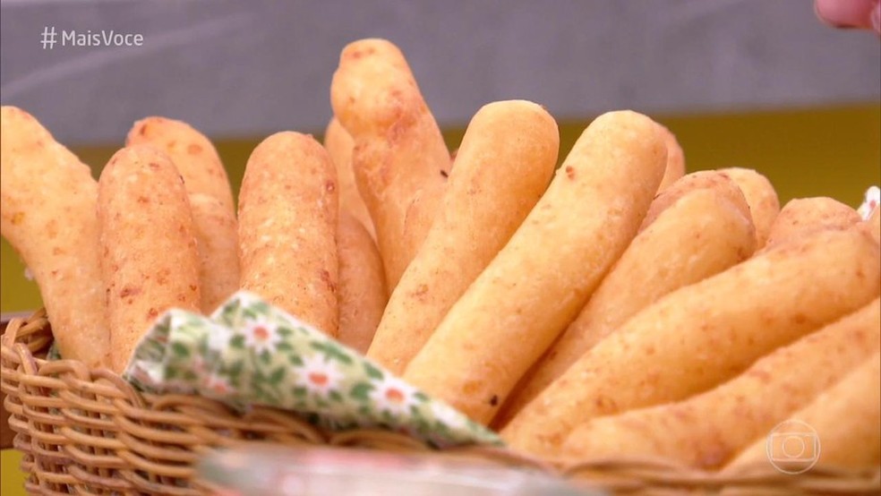 Receita de Biscoito Goiano Frito de Polvilho da Ana Maria Braga no Encontro, dia 21/07/2020
