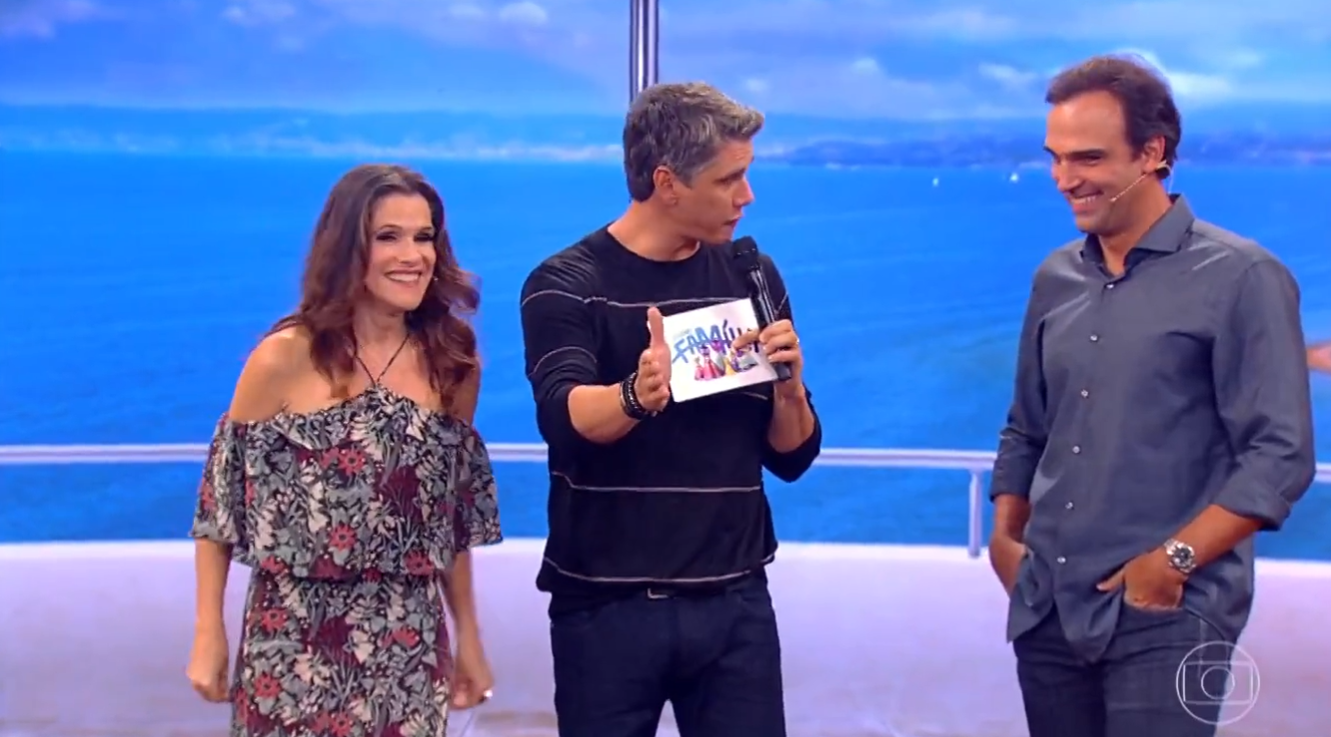 Tamanho Família 26/07/2020: Tadeu Schmidt e Ingrid Guimarães