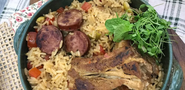 Receita de Arroz de Forno com Costelinha da Ana Maria Braga no Encontro, dia 03/08/2020