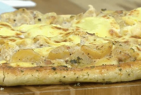 Torta Cremosa de Bacon e Batatas