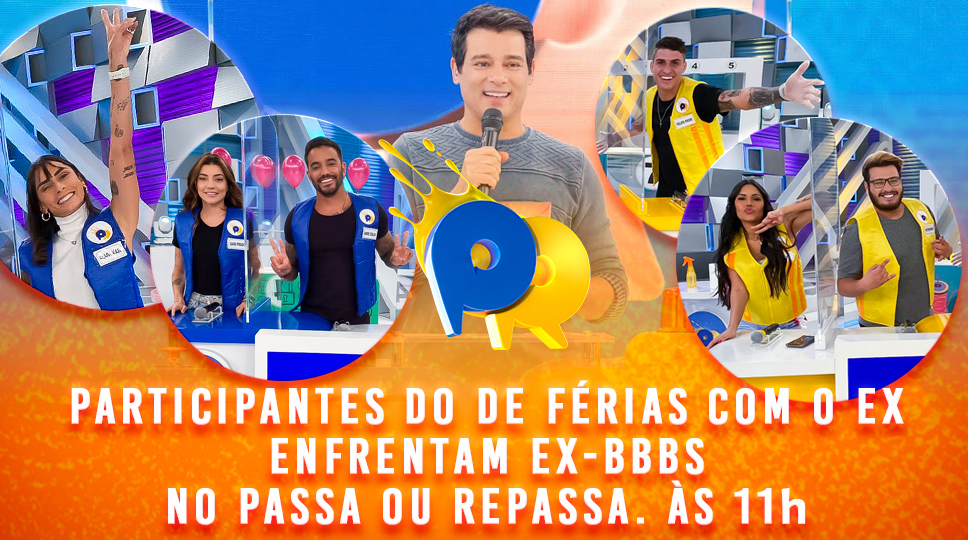 Domingo Legal 02/08/2020: Passa ou Repassa com Flay, Victor Hugo e Felipe Prior e mais
