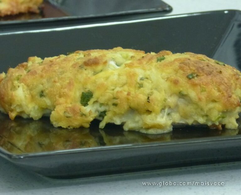 Receita de Frango com Crosta de Queijo da Ana Maria Braga no Encontro, dia 10/08/2020