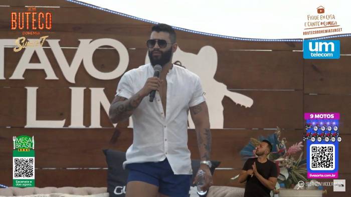 Gusttavo Lima confessa em live que já fumou maconha: “Eu fiquei ruim”