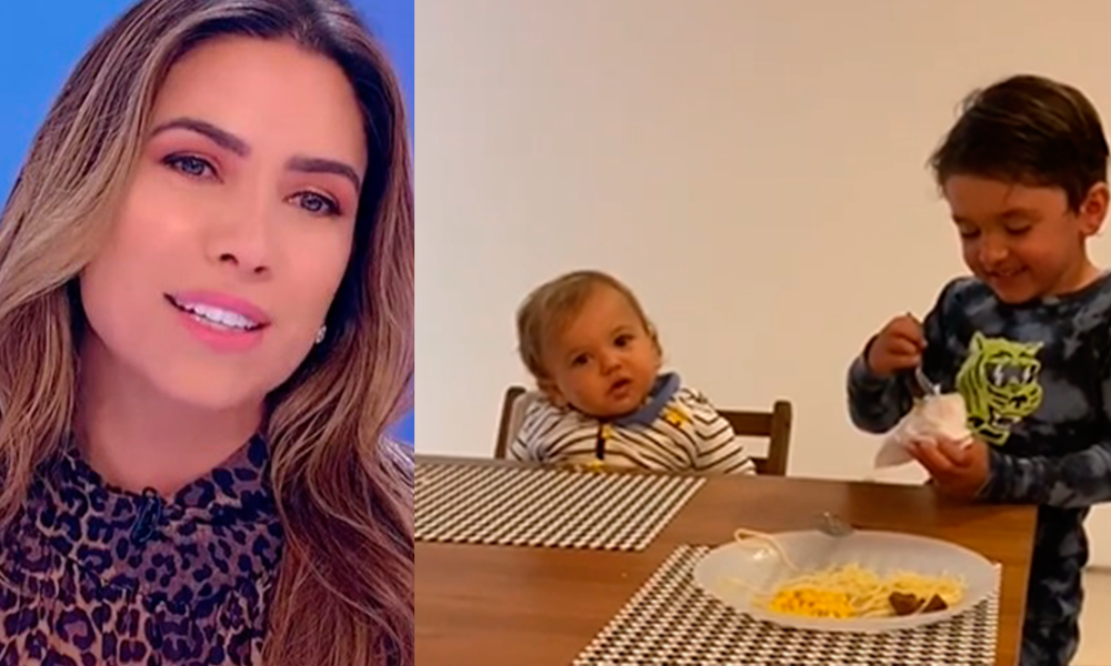 Patrícia Abravanel publica vídeos com a rotina ao lado dos filhos: “Muito amor”