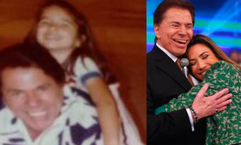 Patricia Abravanel compartilha fotos antigas ao lado de Silvio Santos