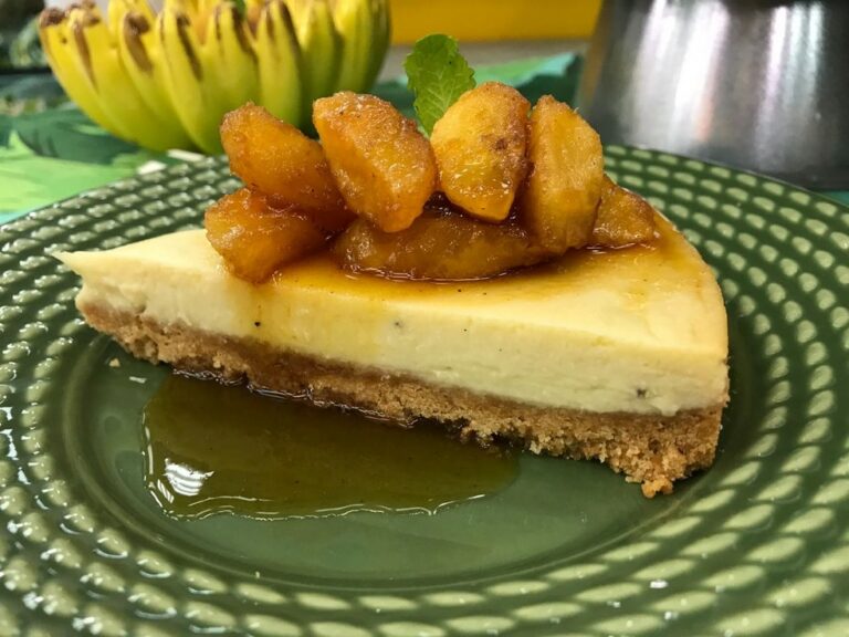 Receita de Cheesecake de Banana da Ana Maria Braga no Encontro, dia 30/09/2020
