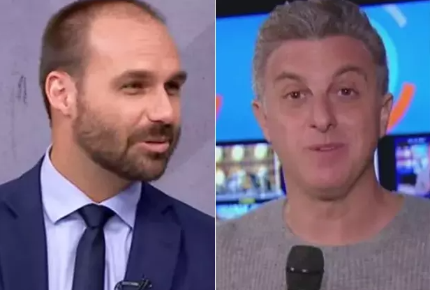 Eduardo Bolsonaro ironiza festa de aniversário de Luciano Huck: “E o fique em casa?”