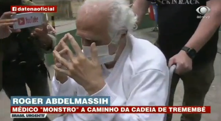 Datena solta o verbo contra Roger Abdelmassih: “Esse monstro tem que voltar para a cadeia!”