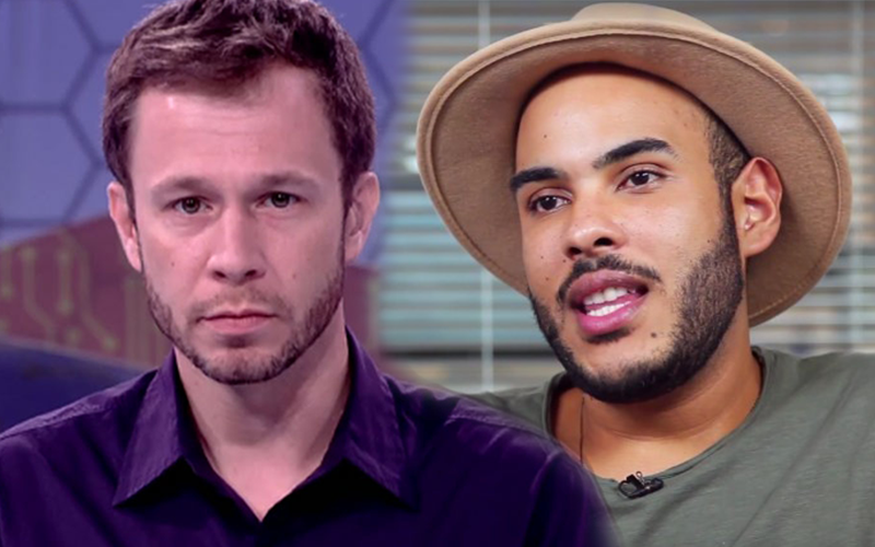 A Fazenda gera mal estar entre Tiago Leifert e Hugo Gloss