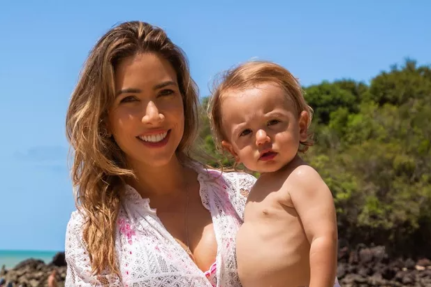 Patrícia Abravanel se derrete com filho caçula: “Parecido comigo”