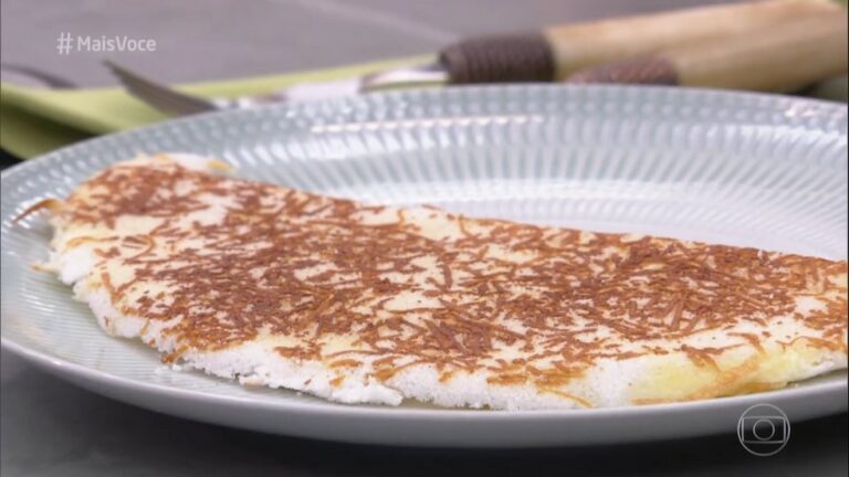 Receita de Tapioca Rendada da Ana Maria Braga no Mais Você, dia 30/10/2020
