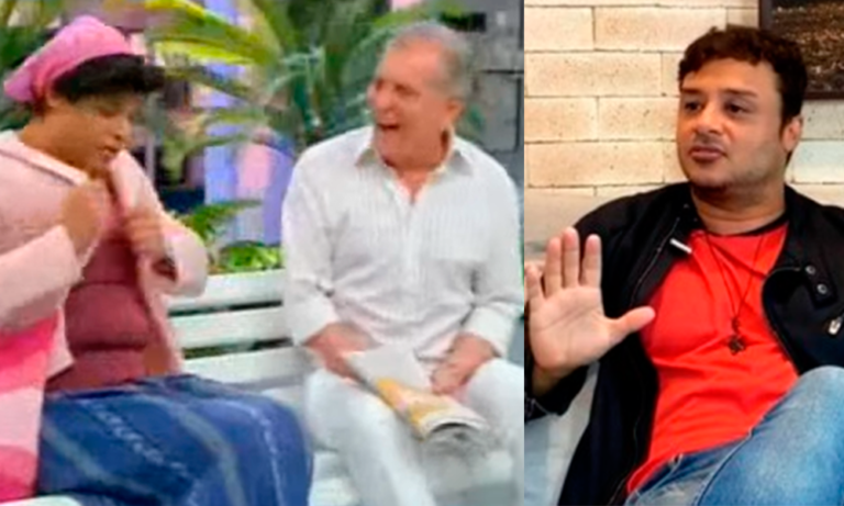 Ator de “A Praça é Nossa” conta que vive um relacionamento a 3: “Estou namorando um casal”