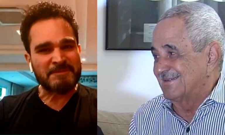 Luciano Camargo desabafa sobre a morte do pai: “A Covid tirou o último abraço que poderia dar”