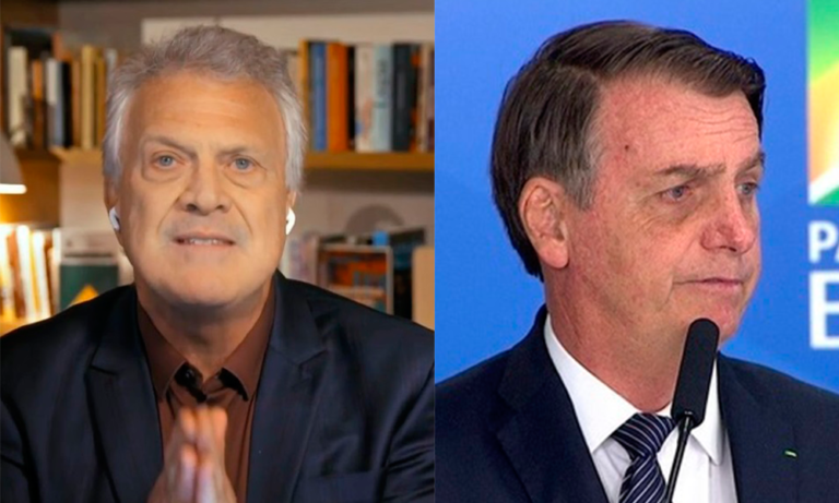 Pedro Bial detona Jair Bolsonaro na Globo: “Acéfalo e desgovernante”