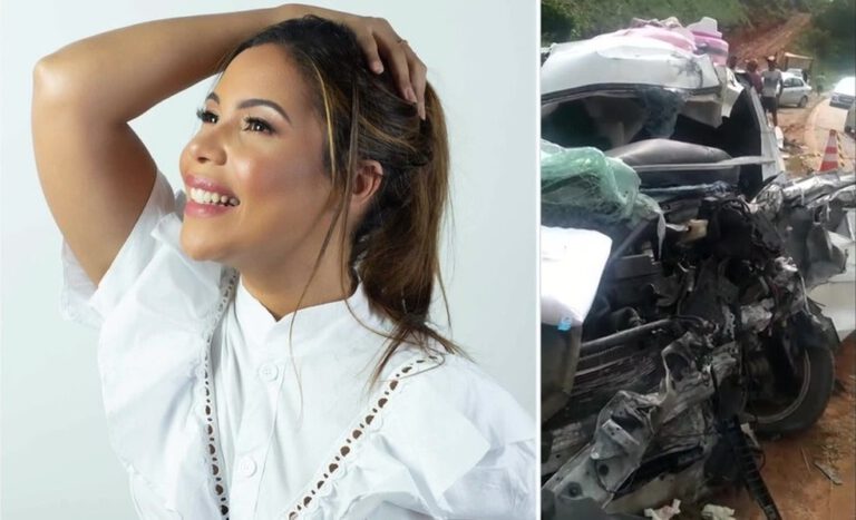 Cantora gospel Amanda Wanessa sofre grave acidente de carro e é internada na UTI