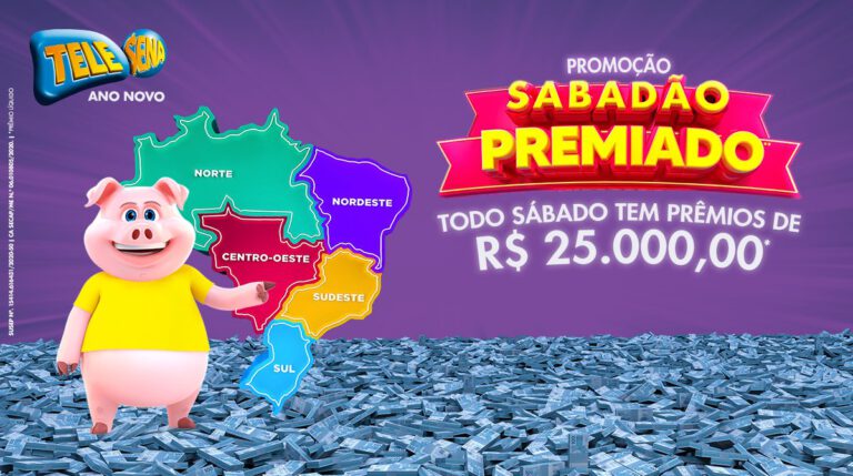 Resultado do Sabadão Premiado da Tele Sena de Ano Novo, dia 09/01/2021