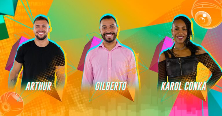 BBB21: Resultado parcial enquete UOL votação Paredão Arthur, Gilberto e Karol Conká
