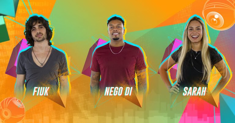 Enquete Paredão BBB21: Fiuk, Nego Di ou Sarah? Quem deve sair?