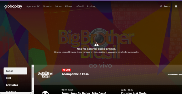 Sinal do “BBB21” cai no Globoplay e público reclama