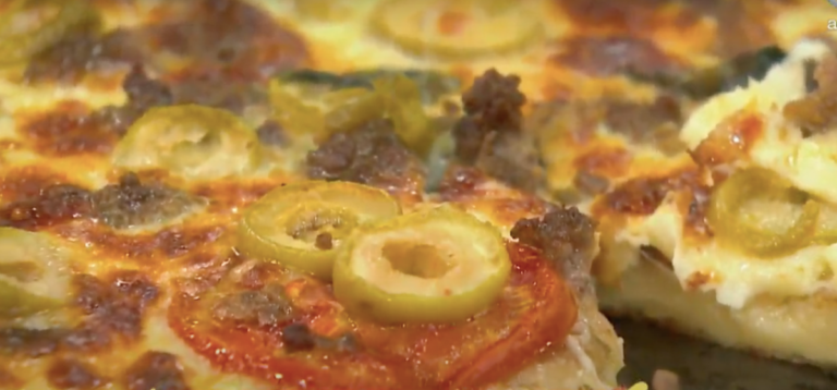 Receita de Pizza de Tapioca na Frigideira do Melhor da Tarde, dia 05/03/2021