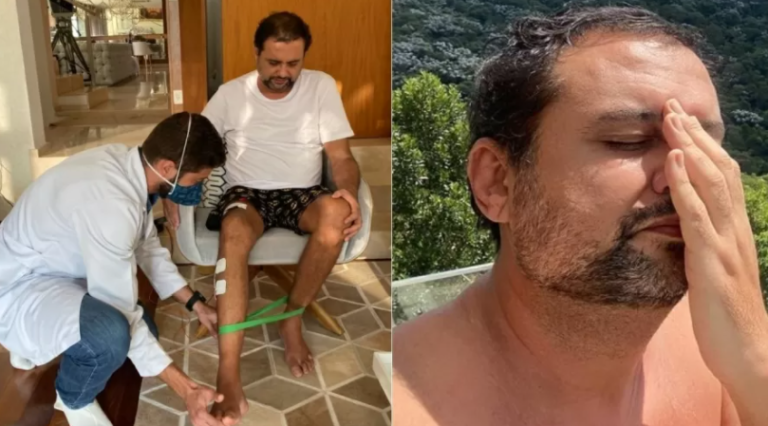 Geraldo Luís tem sequelas da Covid-19 e revela que perdeu movimentos da perna