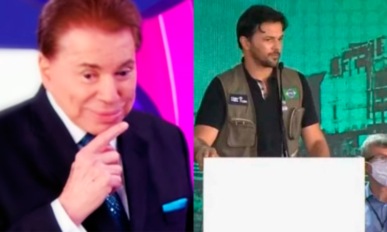 Silvio Santos surpreende público e interrompe programa no SBT para pronunciamento de genro