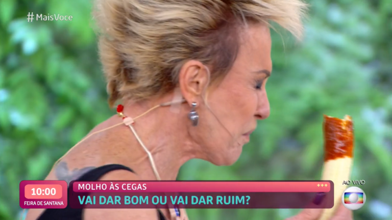 Ana Maria Braga passa mal ao vivo na Globo após comer molho de pimenta; assista