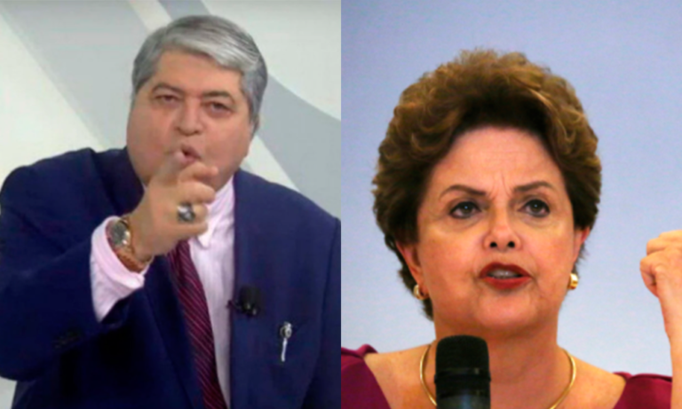 Datena esculacha Dilma Rousseff ao vivo e a culpa por crise no Brasil: “Desastrosa”