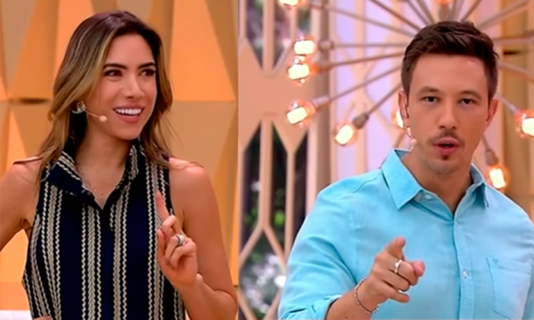 Gabriel Cartolano sente vergonha alheia de Patricia Abravanel e ela rebate