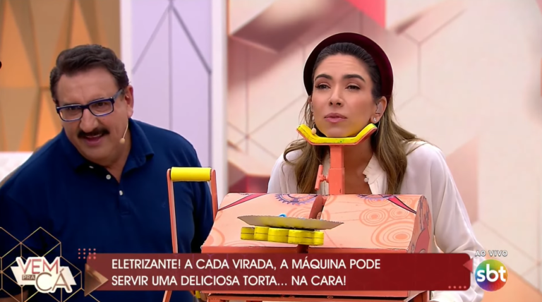 Patricia Abravanel leva cortada ao vivo de Ratinho no Vem Pra Cá: “Tem que fazer tudo”