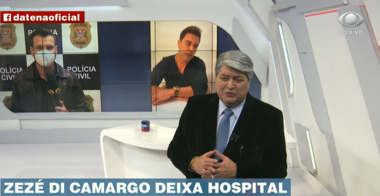 Datena dispara contra Zezé Di Camargo após cantor ir parar no hospital: “Metido”