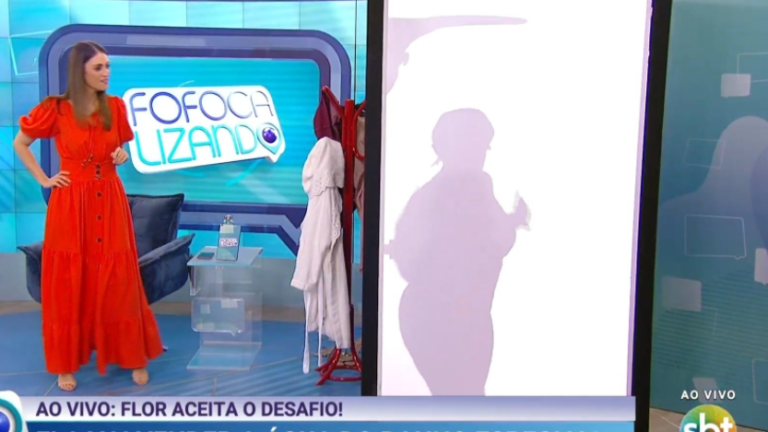 Flor Fernandez tira a roupa ao vivo no “Fofocalizando” e toma banho no palco; assista
