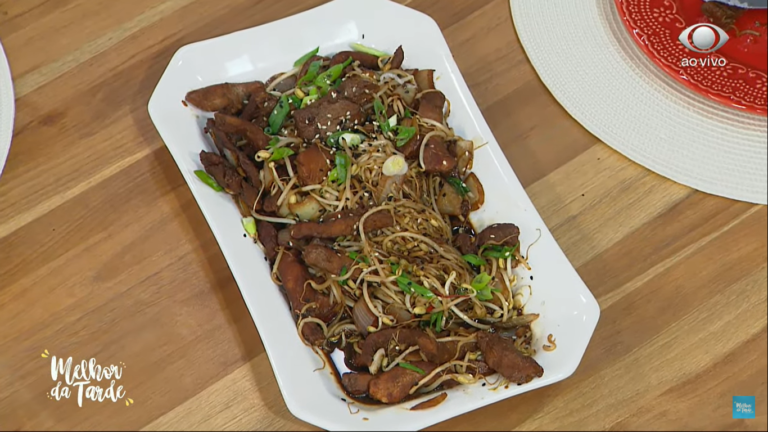 Receita de Carne Oriental do Melhor da Tarde, dia 12/05/2021