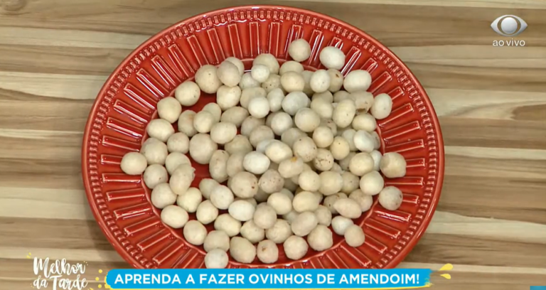 Receita de Ovinhos de Amendoim do Melhor da Tarde, dia 18/05/2021