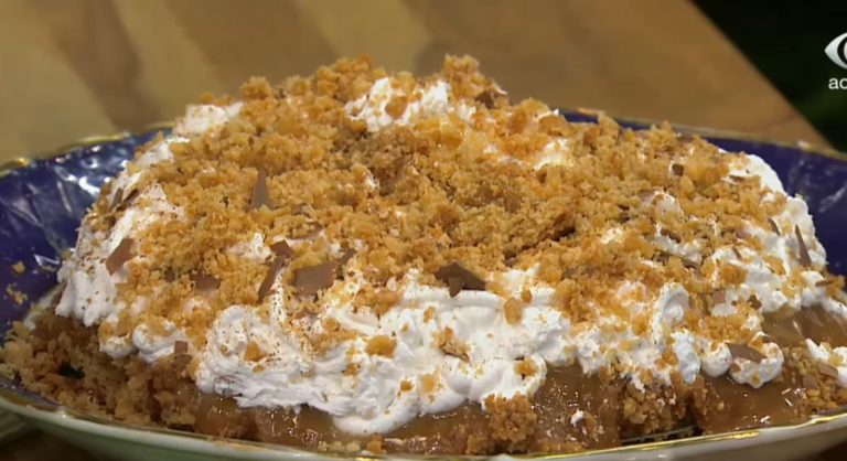 Receita de Torta de Banana do Melhor da Tarde, dia 28/05/2021