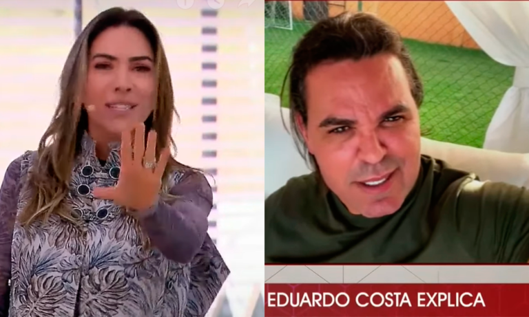 Patricia Abravanel solta o verbo contra Eduardo Costa após xaveco em Faby Monarca: “Cara de pau”