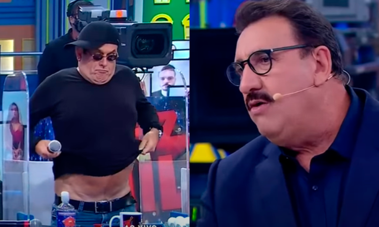 Sérgio Mallandro tira a roupa ao vivo no SBT e Ratinho toma atitude