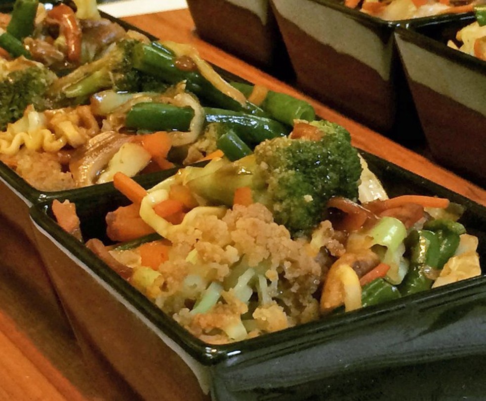 Yakisoba de micro-ondas