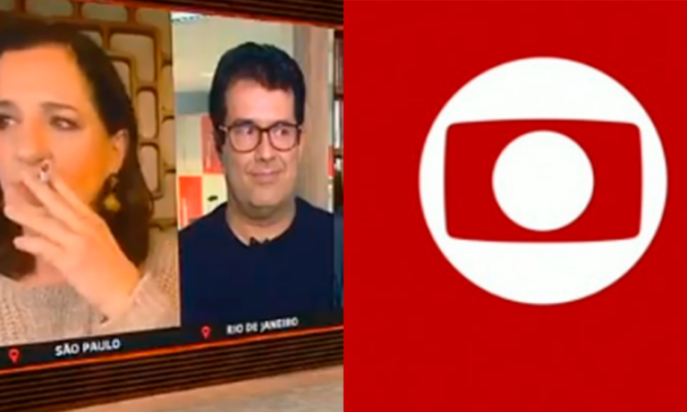 Jornalista da Globo é exposta fumando no meio de telejornal ao vivo; veja o vídeo