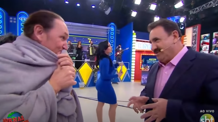 Marquito não aguenta desaforo e briga com Ratinho ao vivo no SBT: “Vagabundos”