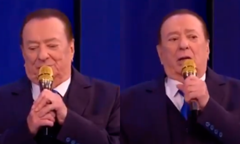 Raul Gil cai no choro em volta ao SBT após mais de um ano de afastamento: “Não foi fácil”
