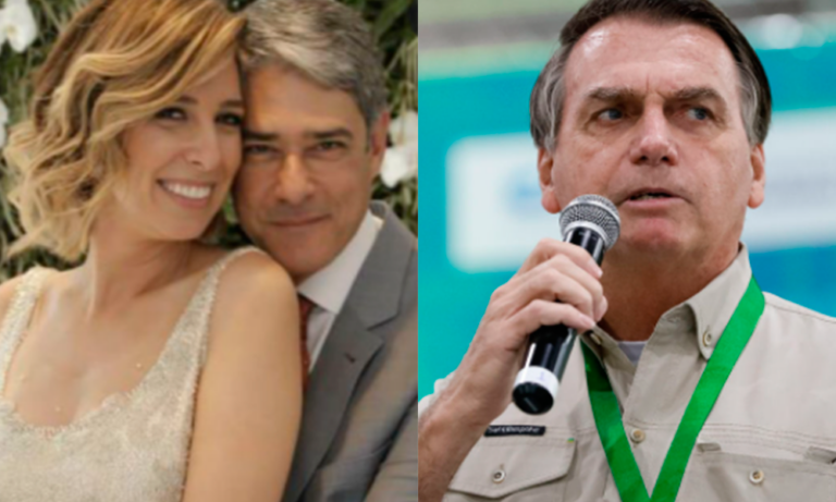 Mulher de William Bonner dispara crítica contra Jair Bolsonaro e declara nojo ao presidente