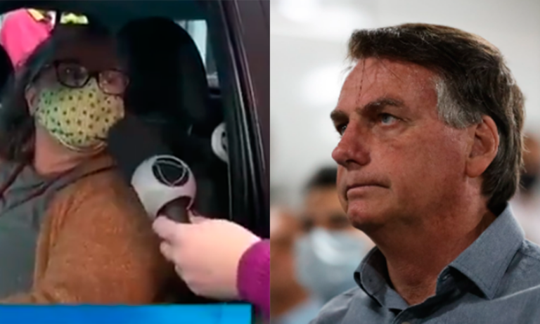 Mulher pede impeachment de Bolsonaro ao vivo na Record e deixa repórter sem rumo