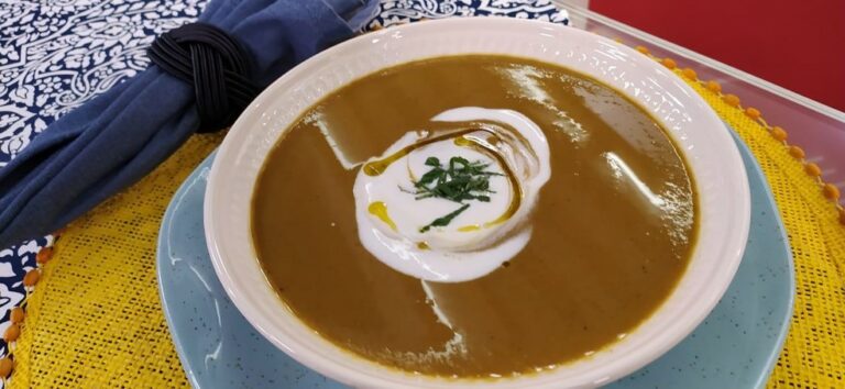 Receita de Creme de grão-de-bico da Ana Maria Braga no Mais Você, 16/08/2021