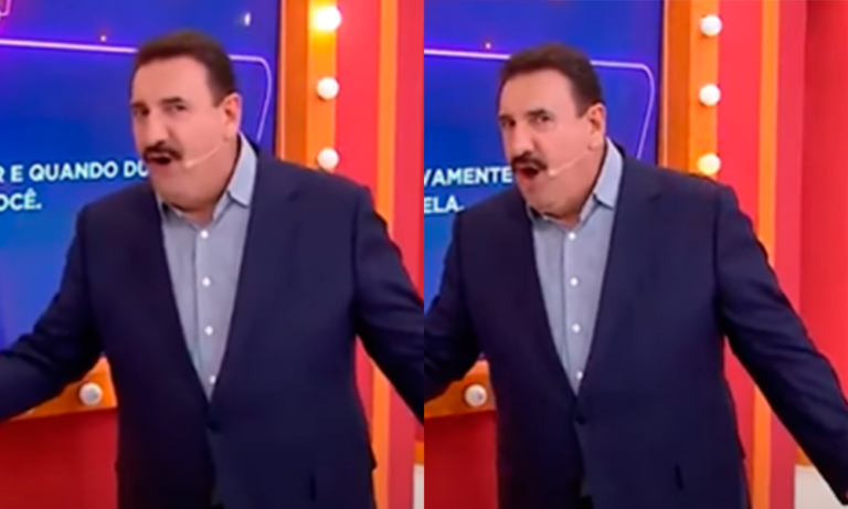 Ratinho recebe mensagem erótica de telespectadora e se revolta ao vivo: “Sem vergonha!”