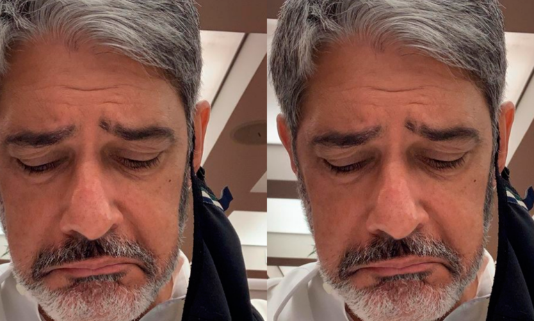 William Bonner compartilha momento de ‘tristeza’ nos bastidores do Jornal Nacional: “Flagrante”